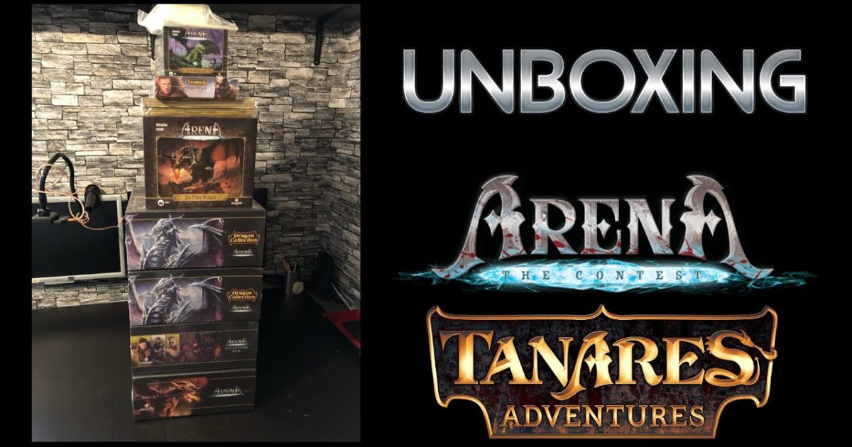 Arena: The Contest / Tanares Adventures 1st Wave Pre-Painted – UNBOXING