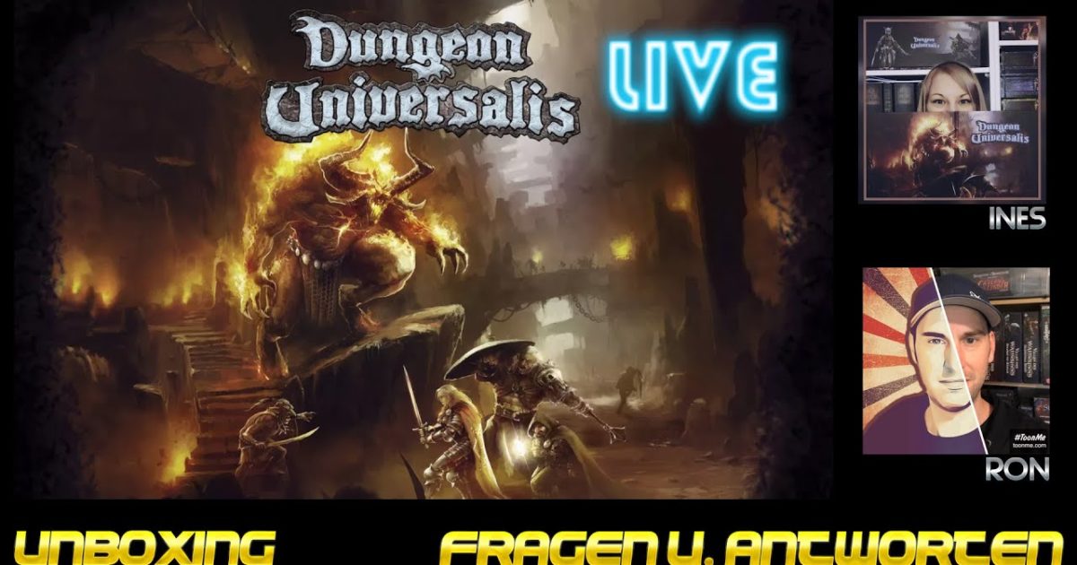 Dungeon Universalis: LIVE Unboxing und Fragen & Antworten