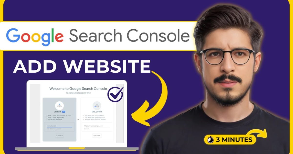 How To Add Website In Google Search Console 2025 | Submit Website To Google Search Console