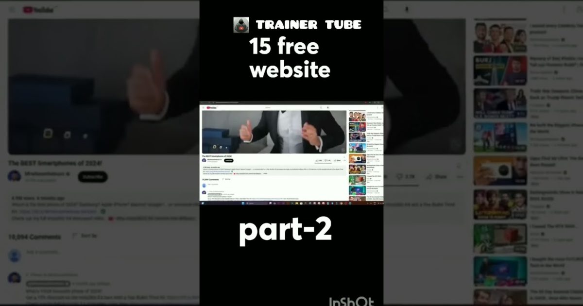 15free Webslte every you tube must now #shorts #video